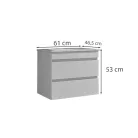 Dulap de bază Cube 60 cu lavoar