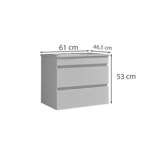 Dulap de bază Cube 60 cu lavoar