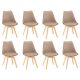Silla étkezőszék 8 db bézs színben