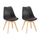 Silla étkezőszék 2 db fekete színben