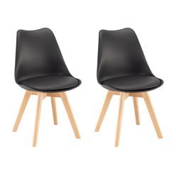 Silla étkezőszék 2 db fekete színben