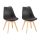 Silla étkezőszék 2 db fekete színben
