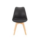 Silla étkezőszék 6 db fekete színben