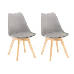 Silla étkezőszék 2 db szürke színben