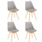 Silla étkezőszék 4 db szürke színben