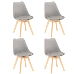 Silla étkezőszék 4 db szürke színben