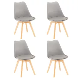 Silla étkezőszék 4 db szürke színben