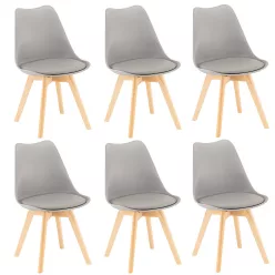 Silla étkezőszék 6 db szürke színben