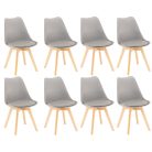 Silla étkezőszék 8 db szürke színben