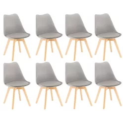 Silla étkezőszék 8 db szürke színben