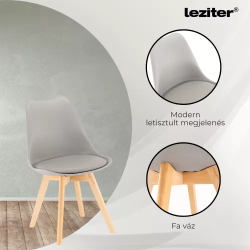 Silla étkezőszék 8 db szürke színben