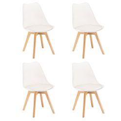 Silla étkezőszék 4 db fehér színben