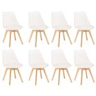 Silla étkezőszék 8 db fehér színben