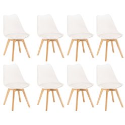 Silla étkezőszék 8 db fehér színben