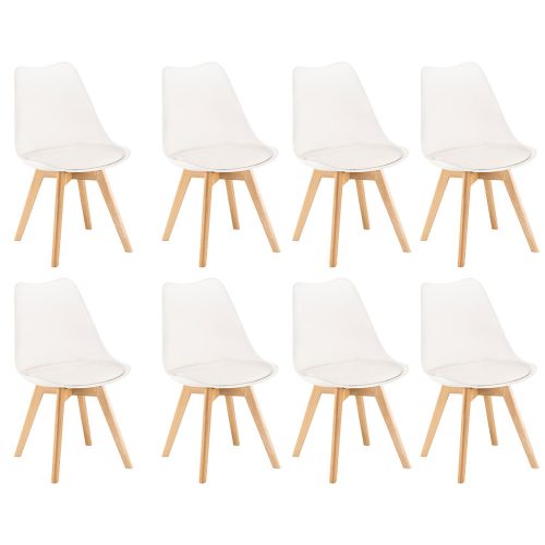 Silla étkezőszék 8 db fehér színben