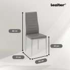 Tino NOVA Étkezőszék szürke-szürke színben