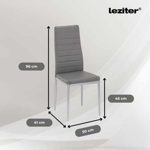 Tino NOVA Étkezőszék szürke-szürke színben