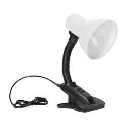 Virone E27 clip-on table lamp white
