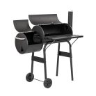 Faszenes kerti grillsütő füstölővel