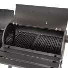 Faszenes kerti grillsütő füstölővel