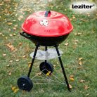 Faszenes kerti gömb grillsütő kerekes