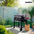 Multifunkciós faszenes kerti grillsütő