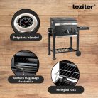 Multifunkciós faszenes kerti grillsütő