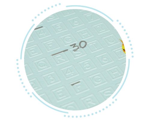 Oktató  játszószőnyeg kétoldalas összecsukható táskával