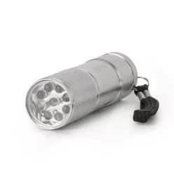 Entac Flashlight 1W 9LED ALU Silver 3xAAA nt.