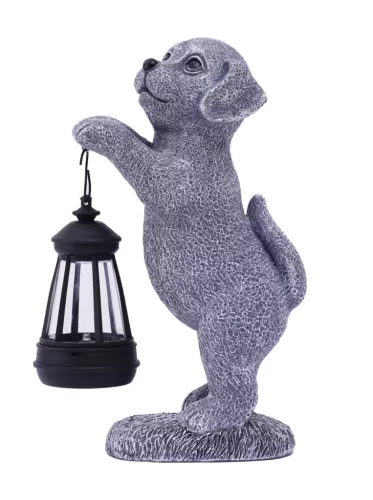 Entac Kerti Szolár Lámpa Kutyus 250mm, 1db WW SMD LED