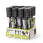 Entac Kerti Szolár Leszúrható Fáklya Láng effekttel, 36cm, 6db WW LED, 12db/kínáló
