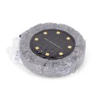 Entac Kerti Szolár Talajlámpa, 8db WW SMD LED, Kőhatású