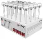 Entac Kerti Szolár Lámpa 340mm Rozsdamentes acél Üveg fej 1 LED RGB 24/kínáló