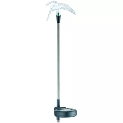   Entac Garden Solar Lamp 340mm RGB Stainless Steel hummingbird shape