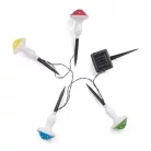 Entac Kerti Szolár Fényfüzér, Gomba, 20cm, 4db leszúrható LED, 4 színben