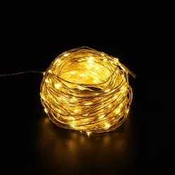 Entac Kerti Szolár Fényfüzér, 9.9m +3m 100db WW LED