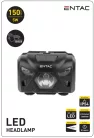 Entac Headlamp 5W Sensor XPE + Red Light, Black