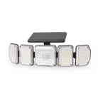Entac Napelemes Műanyag Fali lámpa 2.5W SMD CCT 5 fej mozgásérzékelővel + IR