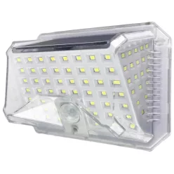Entac Napelemes Műanyag Lámpa 1.5W SMD 3 mód PIR