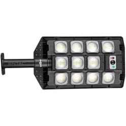   Entac LED Solar Street Light with Remote Control, Motion Sensor, Automatic Dimm Function, 1000 lm