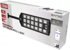 Entac LED Solar Street Light with Remote Control, Motion Sensor, Automatic Dimm Function, 1500 lm