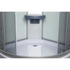 Evora White 90 hátfalas zuhanykabin zuhanytálcával