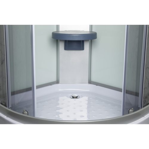 Evora White 90 hátfalas zuhanykabin zuhanytálcával