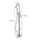 Lio freestanding bath mixer tap