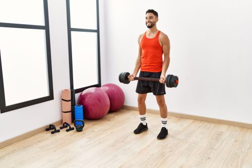 Állítható súlyzók 2x15 kg-os súlyzószett 30 kg-os rúd