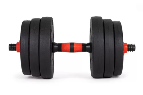 Állítható súlyzók 2x15 kg-os súlyzószett 30 kg-os rúd