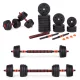 Állítható súlyzók 2x20 kg-os súlyzó szett 40 kg-os rúd