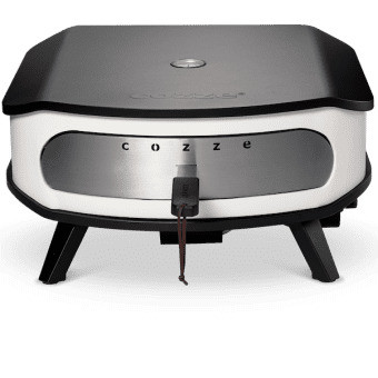 COZZE Forgózsámolyos Gázlángos Pizzakemence 17″ (integrált hőmérővel)