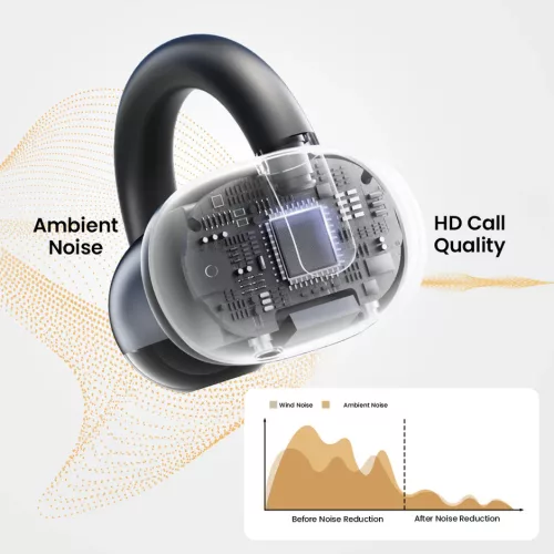 Haylou Xiaomi Airfree wireless earphones, ear‑hook, black