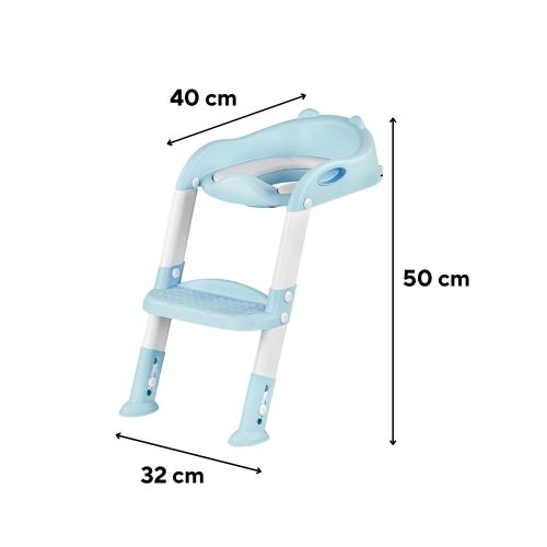 Lépcsős WC szűkítő kék